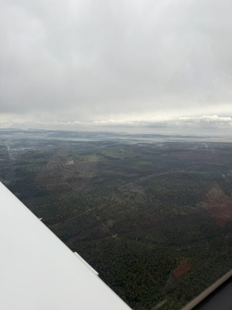 Veluwe bij EHTE met grondmist